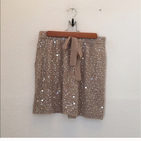ANN Taylor mixed sequin mini skirt - Picture 3 of 7